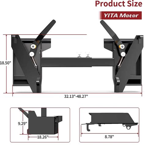 skid steer quick tach|universal skid steer quick tach.